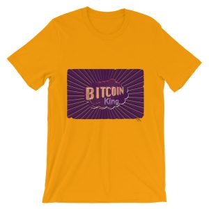 Unisex short sleeve t-shirt – Bitcoin King