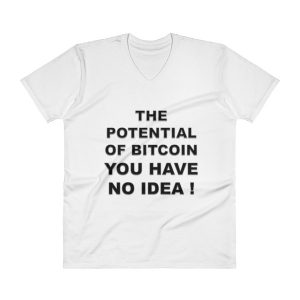 V-Neck T-Shirt – Potential of Bitcoin